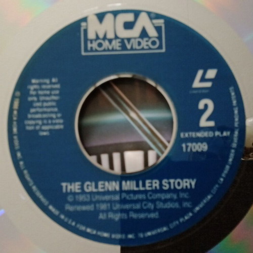 The Glenn Miller Story LaserDisc like new