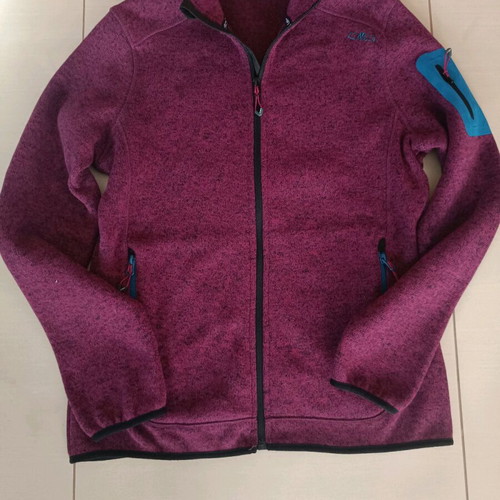 CMP fleece jacket like new, size L, purple