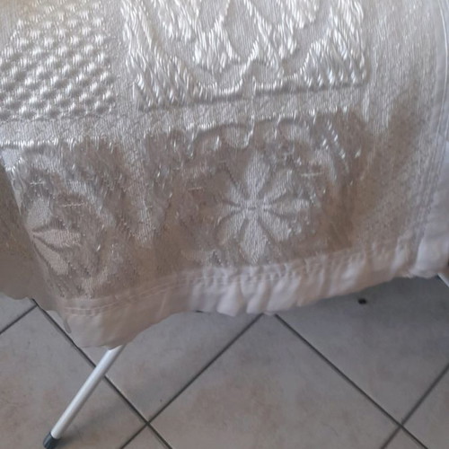Summer woven blanket new white 2.2×1.90