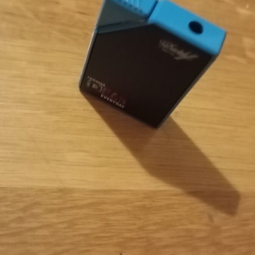 Davidoff collectible lighter blue and black like new