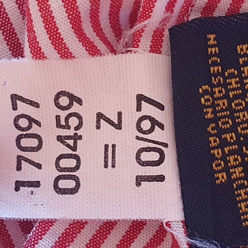 Tommy Hilfiger Men's Red and White Striped Cotton Shirt XL like new