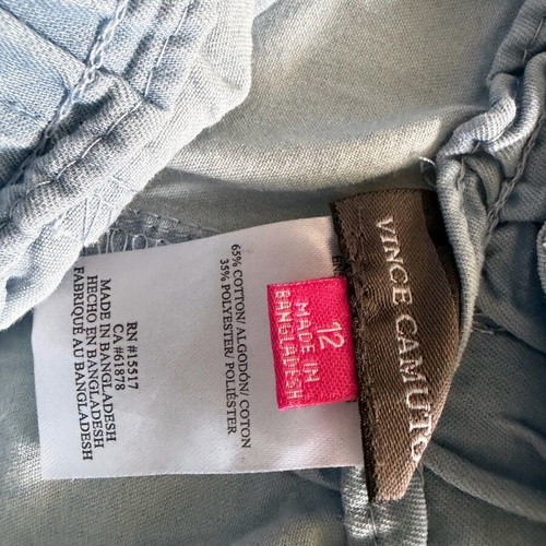 Vince Camuto shorts used, girls size 12, blue
