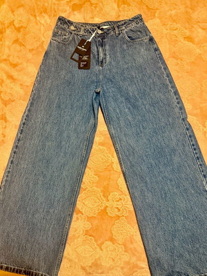 Denim Crew Trousers Blue Nadia Rapti New Size L