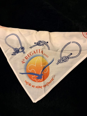 Συλλεκτικό μαντήλι 4th Regatta 2003 μεταχειρισμένο, ναυτοπροσκοπικό