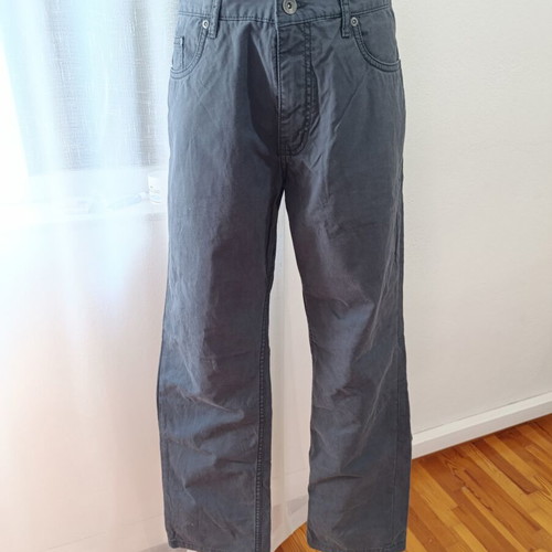 H&M pants like new, size M, gray, 100% cotton