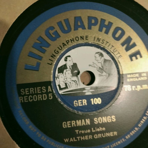 Linguaphone 78 RPM German Songs record set new