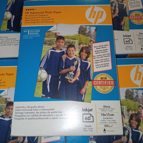 HP Advanced Photo Paper new, pack of 5