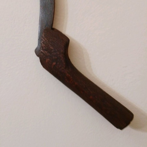 Sickle used, vintage harvesting tool