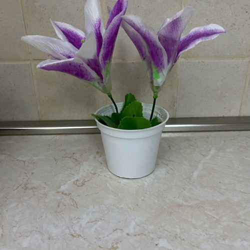 Decorative flower pots like new, set of three