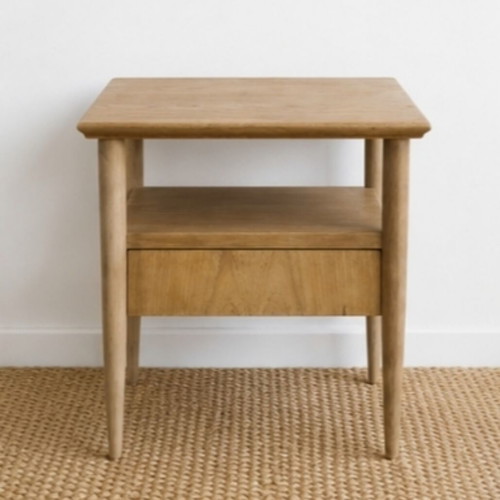 Mid Century Nightstands pair new, natural wood Scandinavian design