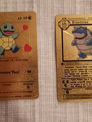 Pokemon cards Squittle & Blastoise new, collectible set