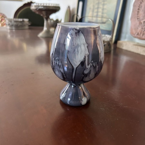Purple vintage vase