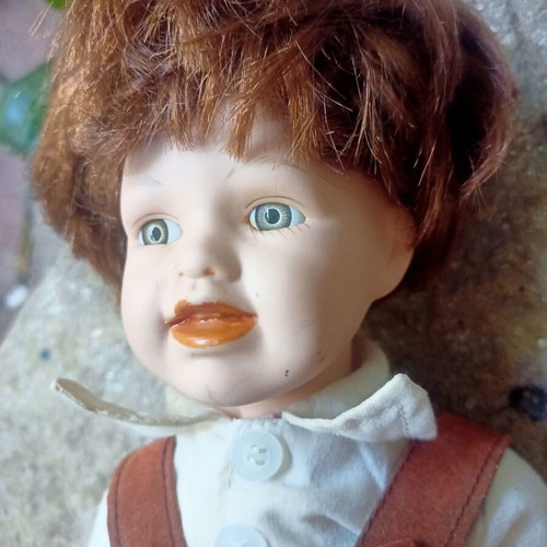 Antique handmade porcelain doll