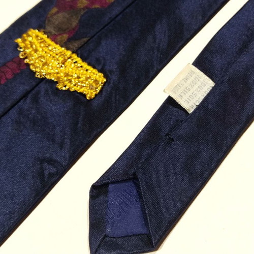 Moschino Tie, Handmade Silk