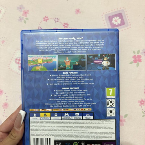SpongeBob SquarePants Battle for Bikini Bottom Rehydrated PS4 game