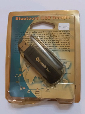 Bluetooth USB dongle class 1 old sealed new