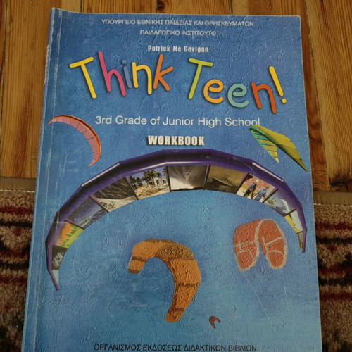 Think Teen! Workbook used, 3rd Grade of Junior High School