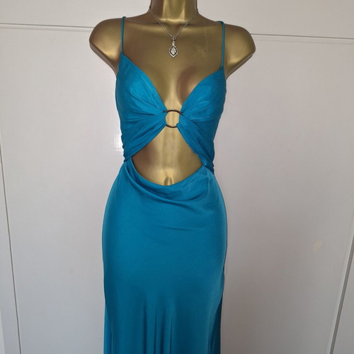 Zara ladies blue strappy dress new with tags size large