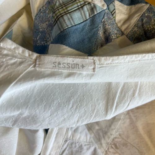 Sessun white cotton dress like new, size XS