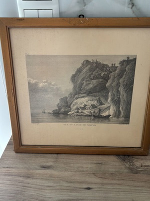 Sikinos painting, dated 1960