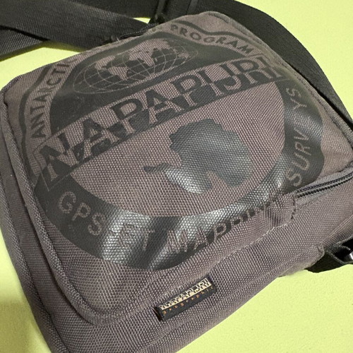 Napapijri shoulder bag used, black