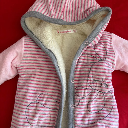 Energino winter romper for baby 9-12 months like new