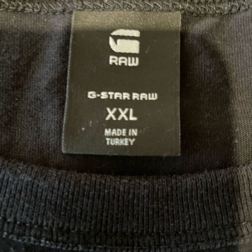 G-Star Raw Graphic T-Shirt Men's XXL Black Like New