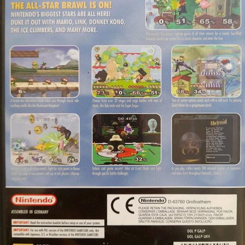 Super Smash Bros. Melee Nintendo GameCube used