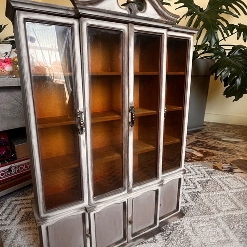 Deagostini bookshelves refurbished, set of 2, vintage wood