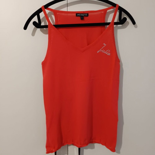 Julia Bergovich sleeveless top like new, red, size S-M