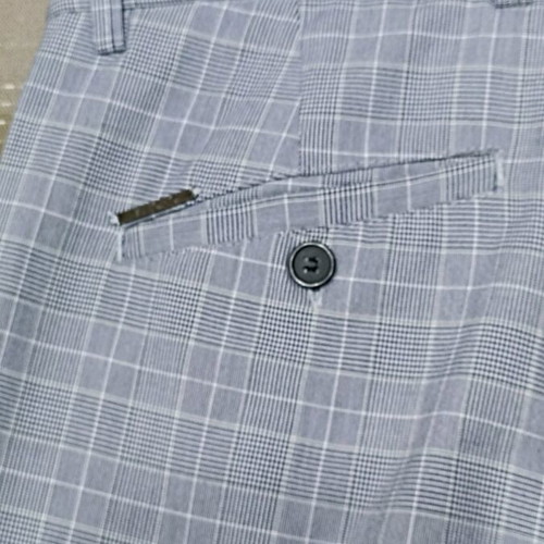 Vittorio women's checkered pants like new, gray, size S-M