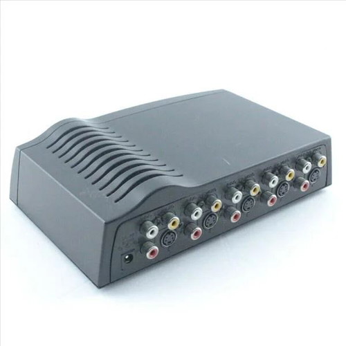 AV selector 4 channels with remote like new model AV-414RY/C
