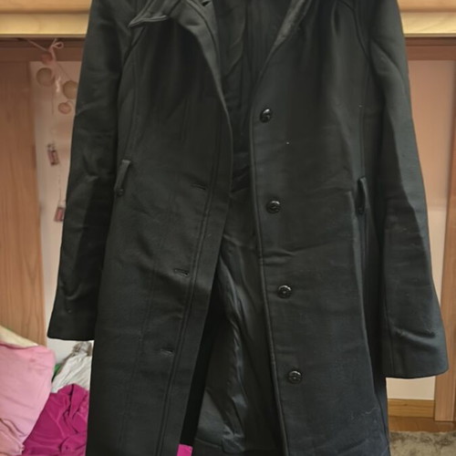 Patrizia Pepe coat used black size S