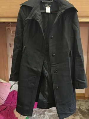 Patrizia Pepe coat used black size S
