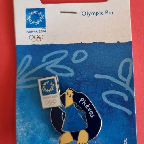 Olympic pins Athens 2004 Mascot series new, set of 6