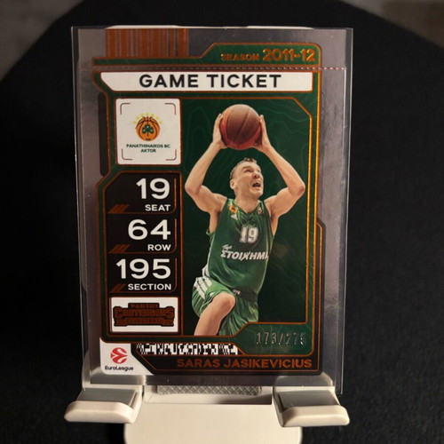 Saras Jasikevicius Game Ticket like new, numbered