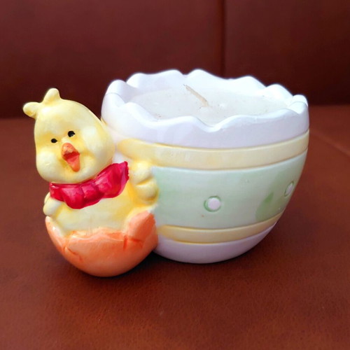 Easter decorative ceramic candle new