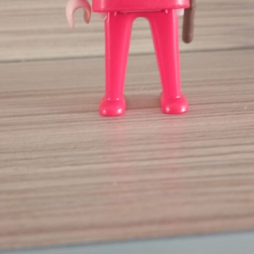 Playmobil Olympiacos fan figure with team flag, like new