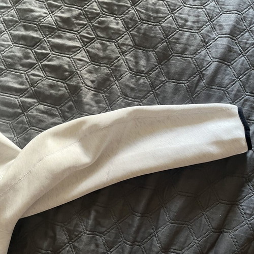 Nike Tech Fleece white hoodie jacket, size S