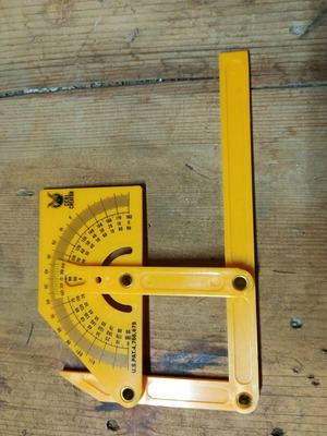 Plastic movable protractor new