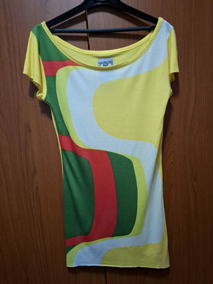 Cotton blouse like new, multicolored