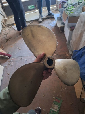 Propeller bronze refurbished