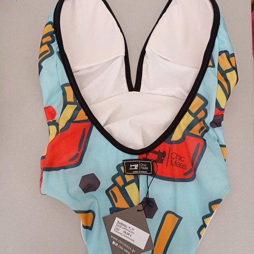 Chic Mess one size one-piece swimsuit new