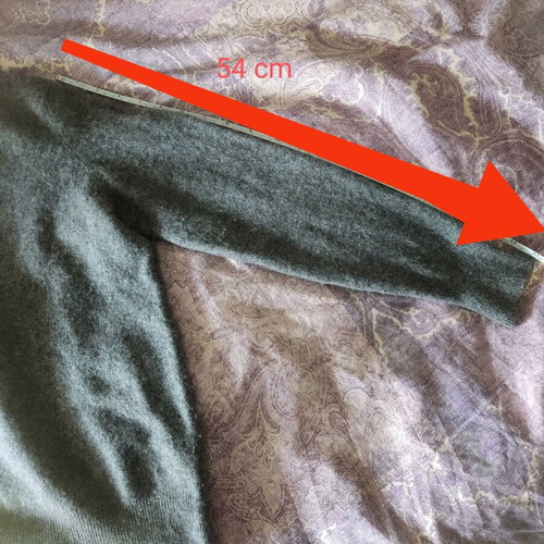 Sandra Pabst 100% cashmere gray sweater used, Small
