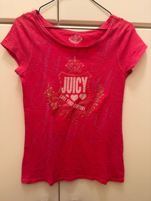 Juicy Couture T-shirt like new, pink, sizes XS and S