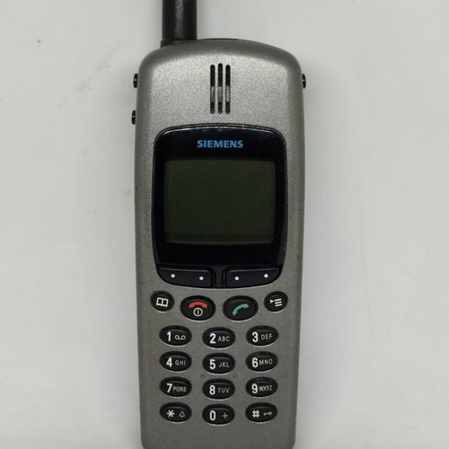 Siemens C25 vintage mobile phone used, with original charger, non-functional