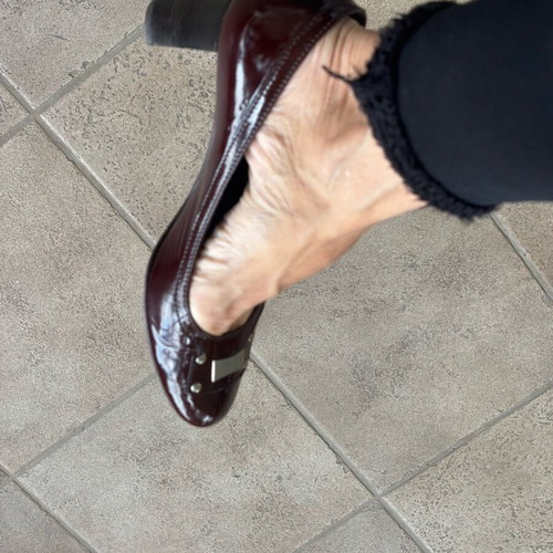 Bordo patent leather Kalogirou pumps like new, size 39, 7cm heel