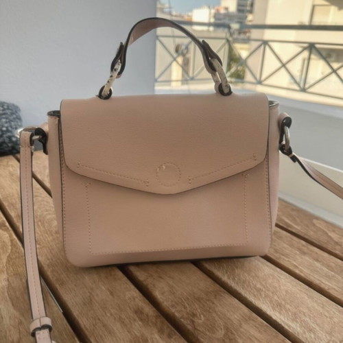 Zara crossbody and handbag, pink nude color
