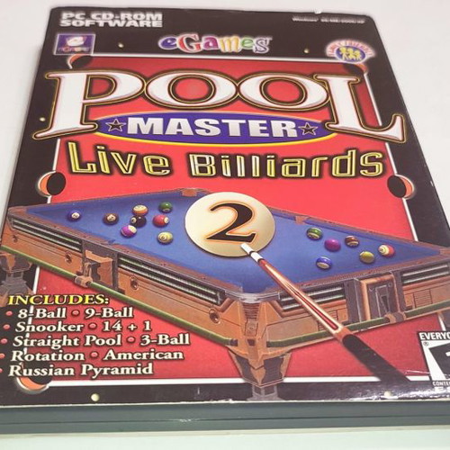 Pool Master Live Billiards 2 PC used game