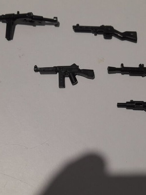 Lego City Agents WW II Police Army Σετ 7 καινούργια υποπολυβόλα οπλάκια